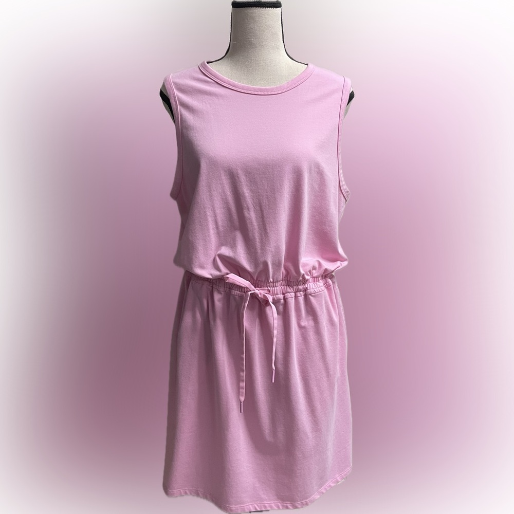 Members Mark women’s large pink tank dress. NWOT smoke free home